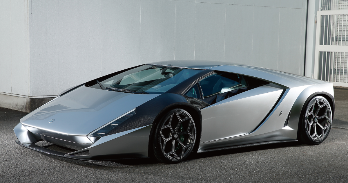Wedge-shaped Ken Okuyama creation channels '70s supercar style